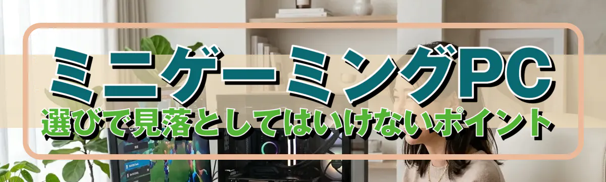ミニゲーミングPC選びで見落としてはいけないポイント