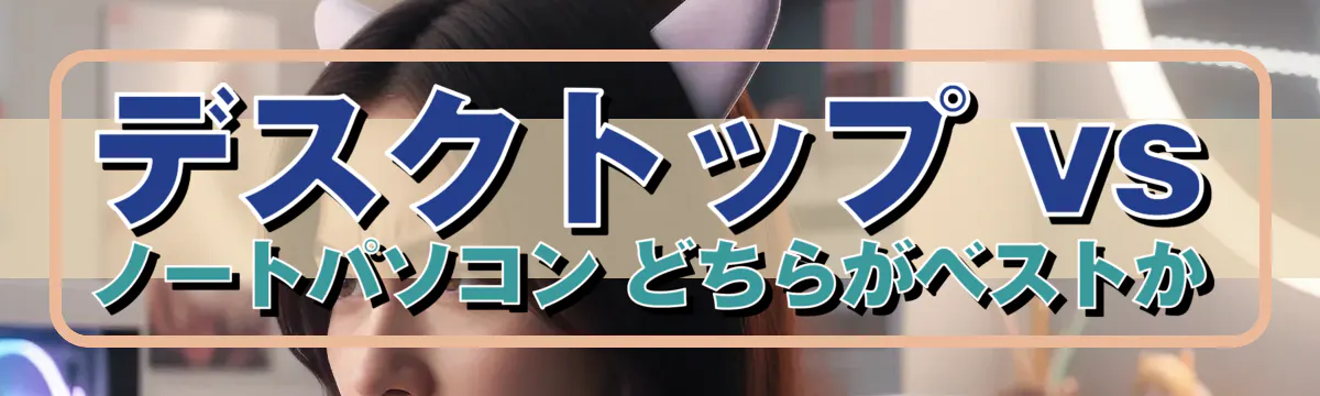 デスクトップ vs ノートパソコン どちらがベストか