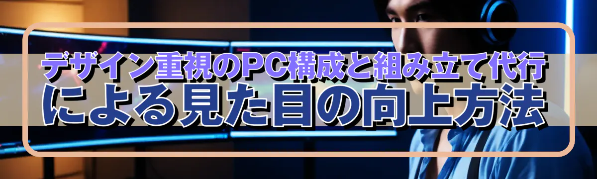 デザイン重視のPC構成と組み立て代行による見た目の向上方法