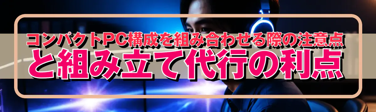 コンパクトPC構成を組み合わせる際の注意点と組み立て代行の利点