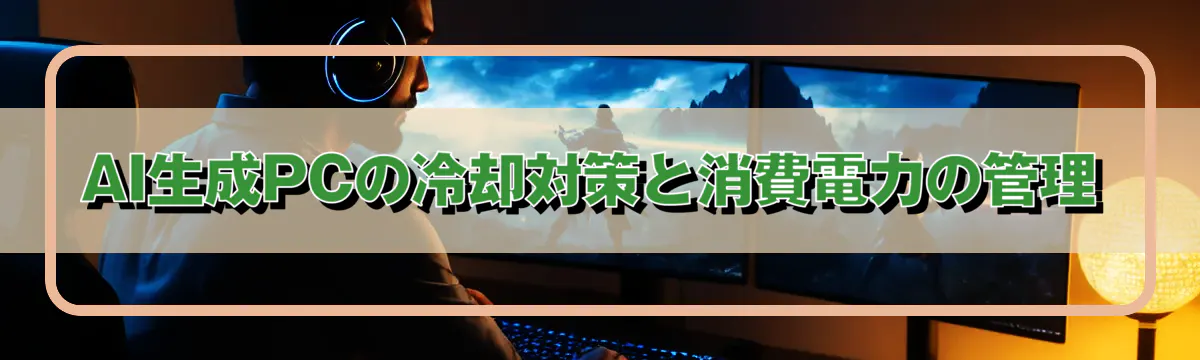 AI生成PCの冷却対策と消費電力の管理