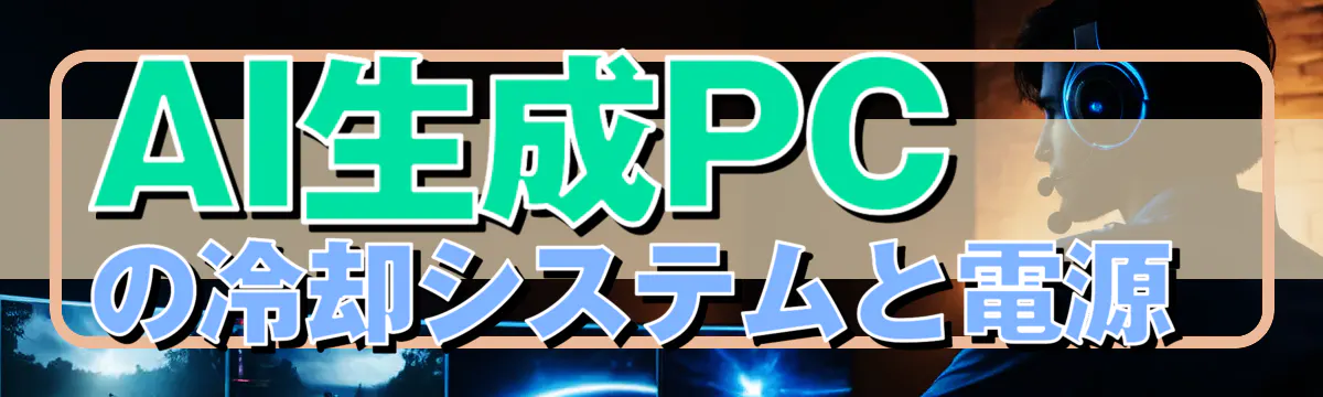 AI生成PCの冷却システムと電源