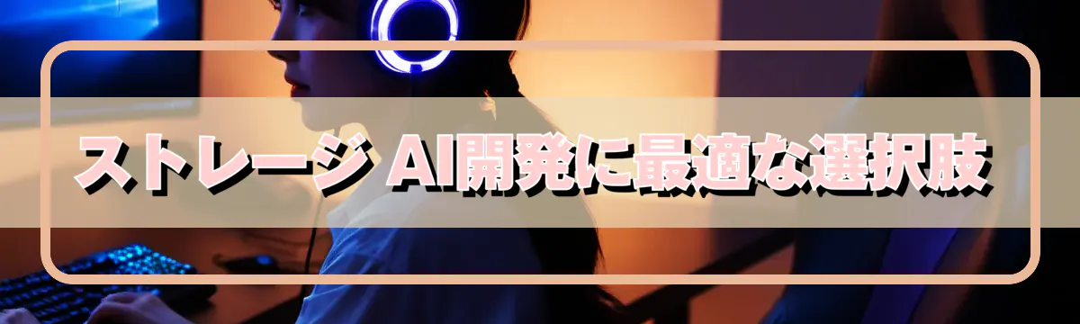 ストレージ AI開発に最適な選択肢