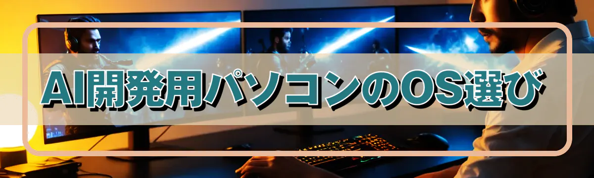 AI開発用パソコンのOS選び