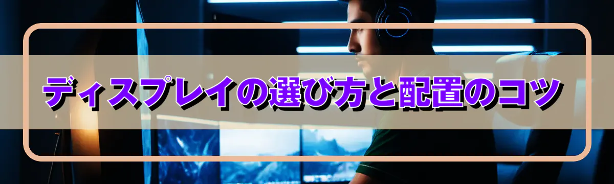 ディスプレイの選び方と配置のコツ