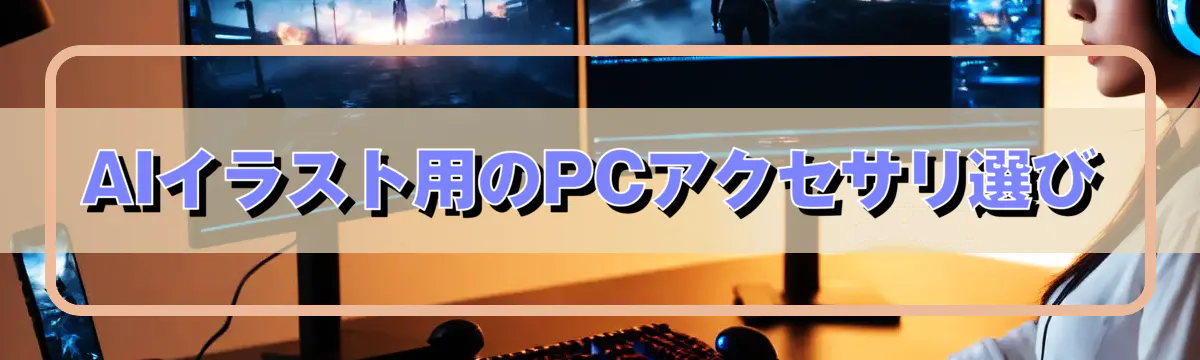 AIイラスト用のPCアクセサリ選び