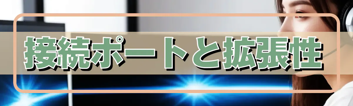 接続ポートと拡張性