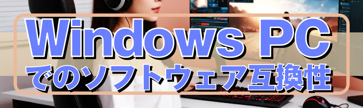 Windows PCでのソフトウェア互換性