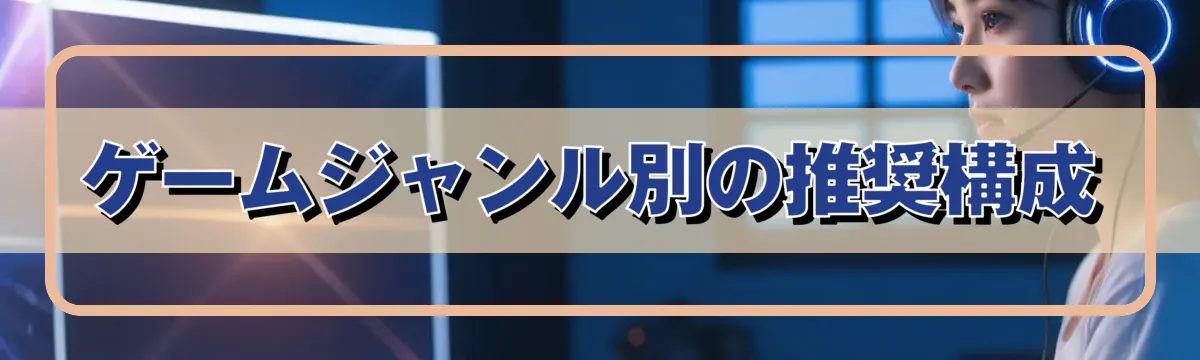 ゲームジャンル別の推奨構成