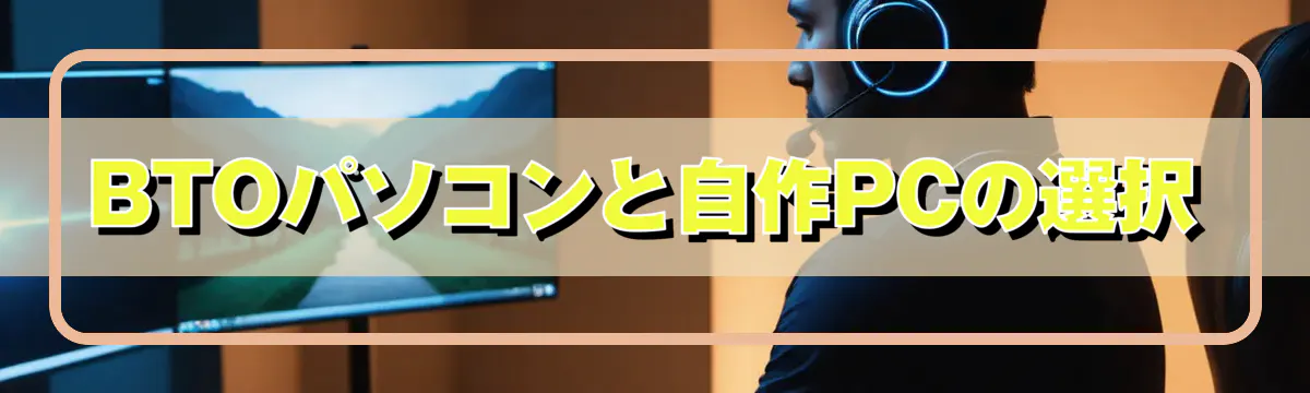 BTOパソコンと自作PCの選択