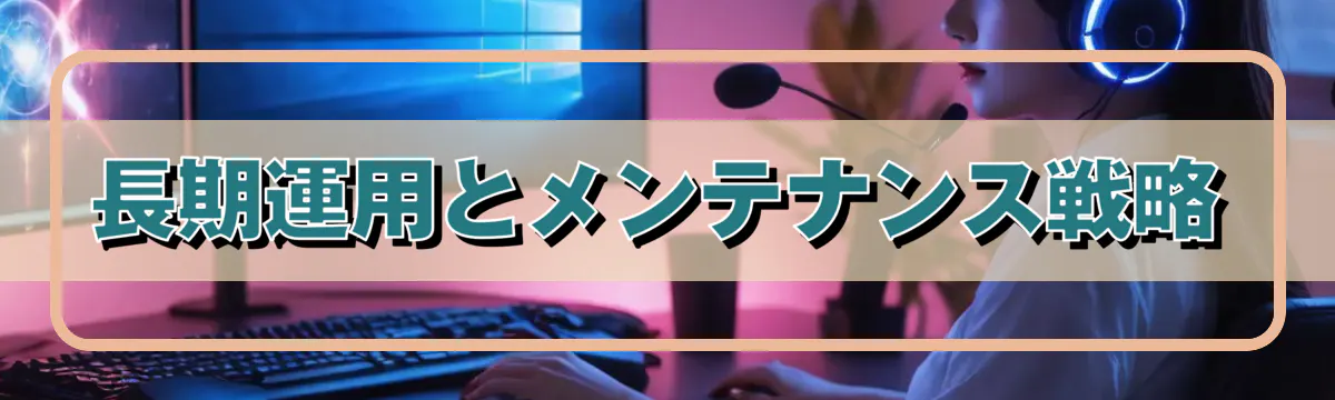長期運用とメンテナンス戦略