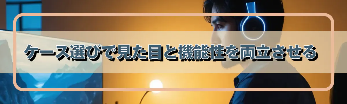 ケース選びで見た目と機能性を両立させる