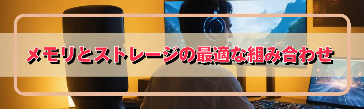 メモリとストレージの最適な組み合わせ