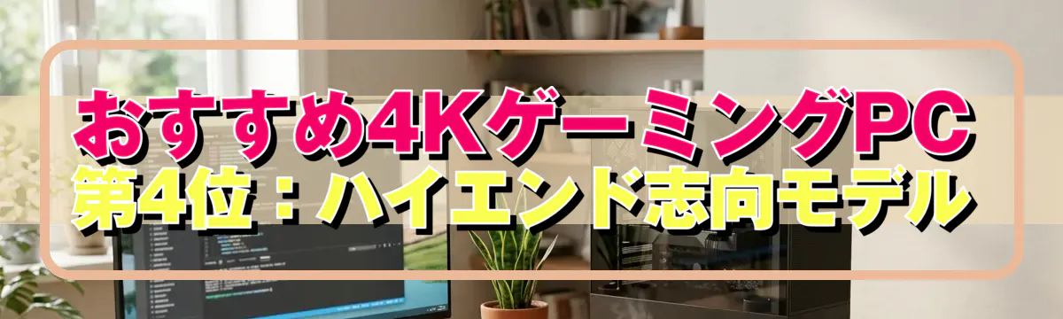 おすすめ4KゲーミングPC 第4位:ハイエンド志向モデル