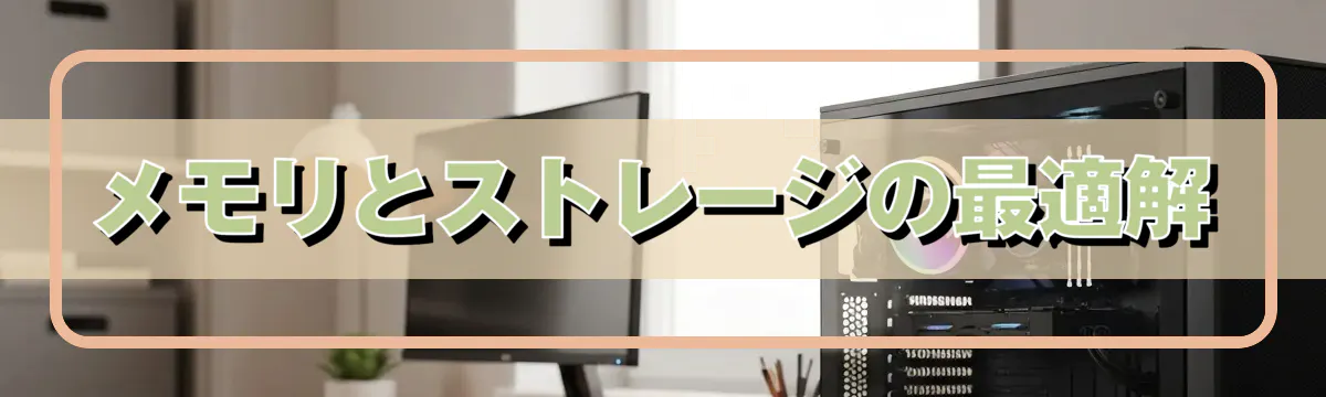 メモリとストレージの最適解