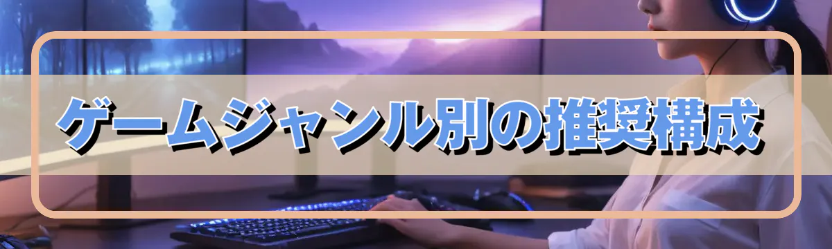 ゲームジャンル別の推奨構成