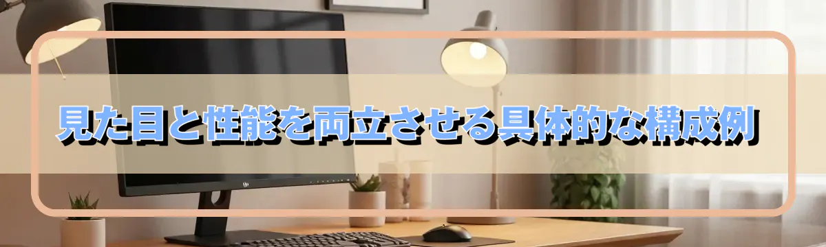 見た目と性能を両立させる具体的な構成例