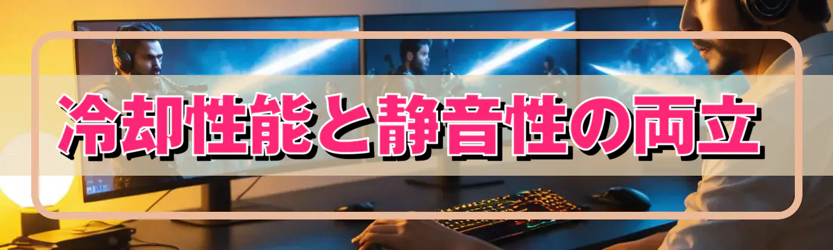 冷却性能と静音性の両立