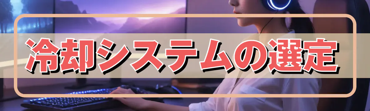 冷却システムの選定