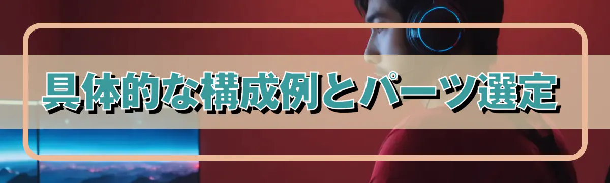 具体的な構成例とパーツ選定