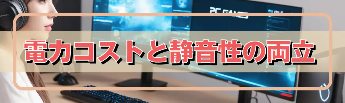 電力コストと静音性の両立