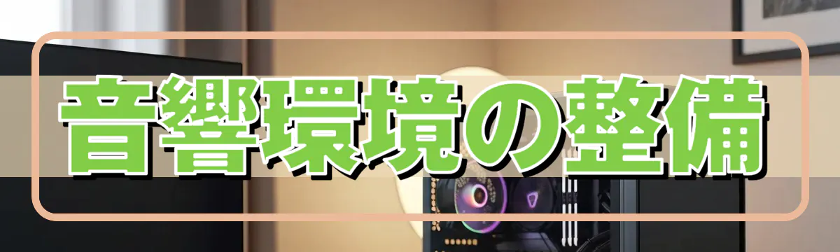 音響環境の整備