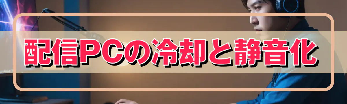 配信PCの冷却と静音化