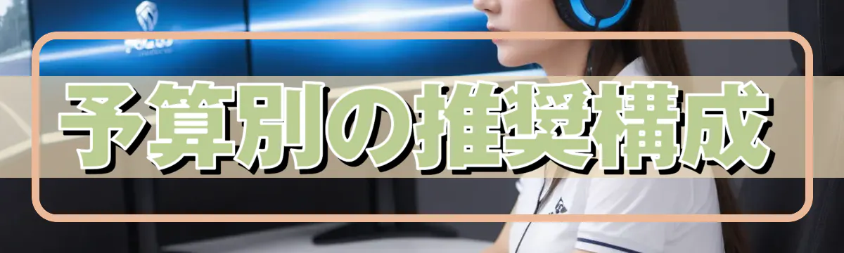 予算別の推奨構成