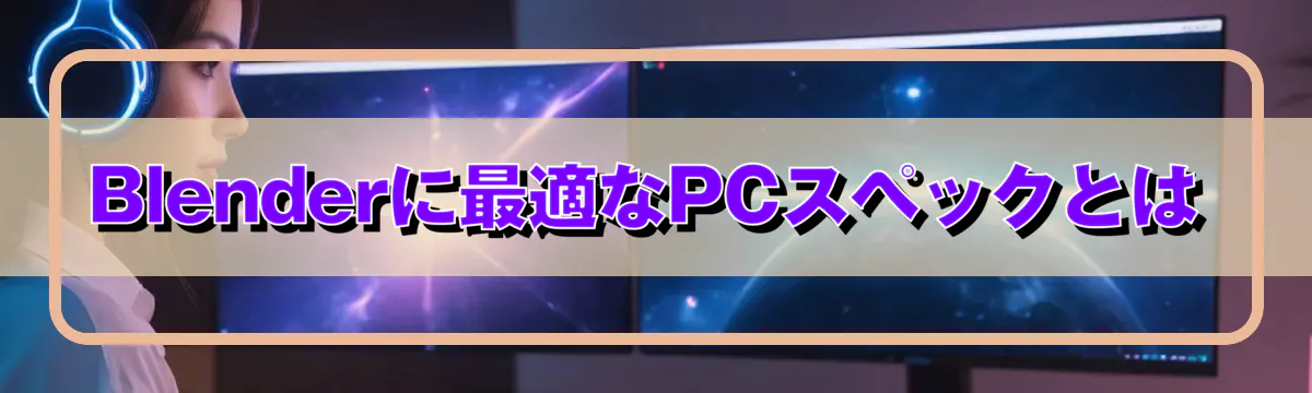 Blenderに最適なPCスペックとは