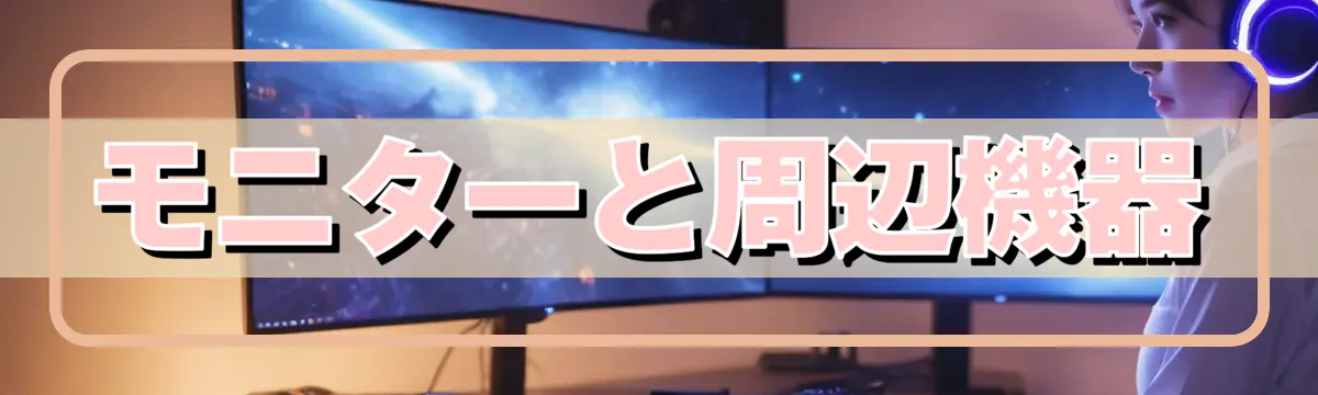 モニターと周辺機器