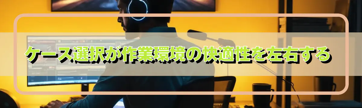 ケース選択が作業環境の快適性を左右する