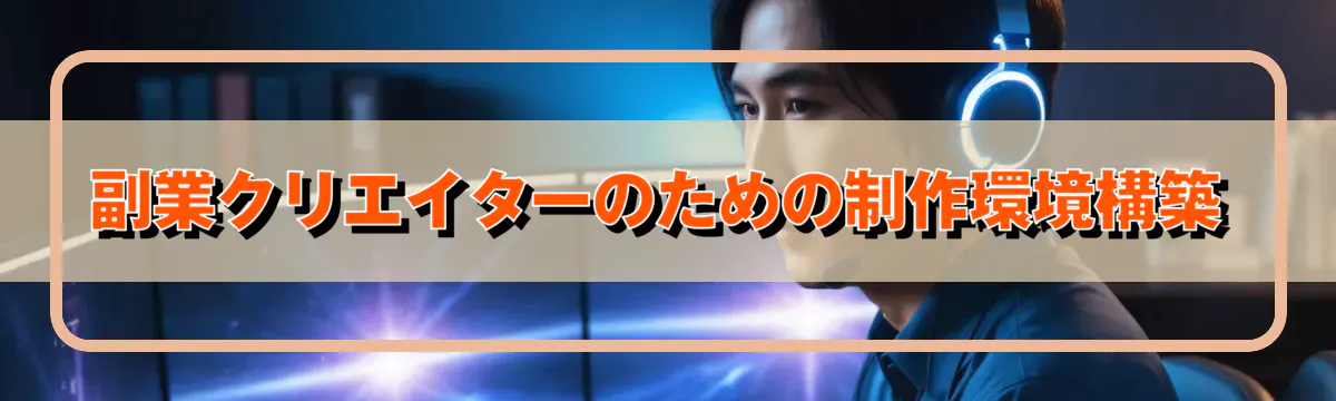 副業クリエイターのための制作環境構築