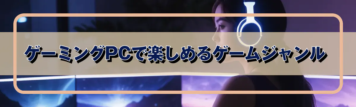 ゲーミングPCで楽しめるゲームジャンル