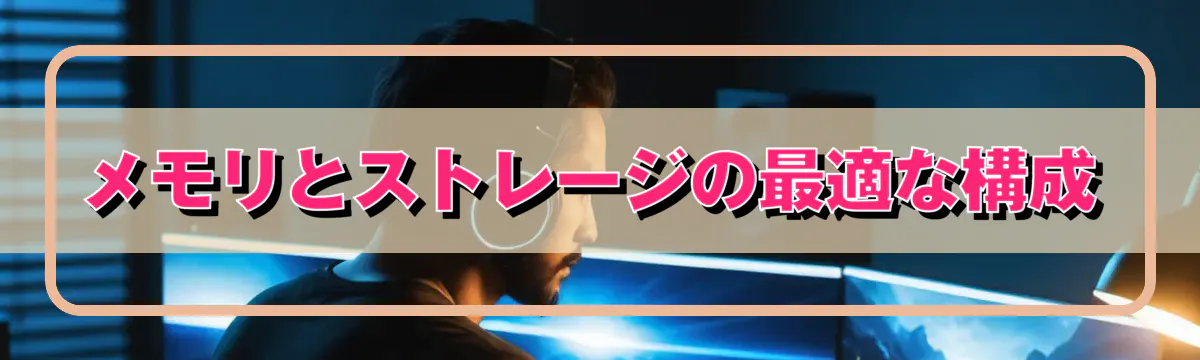 メモリとストレージの最適な構成
