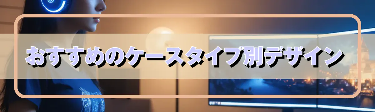 おすすめのケースタイプ別デザイン