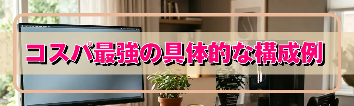 コスパ最強の具体的な構成例