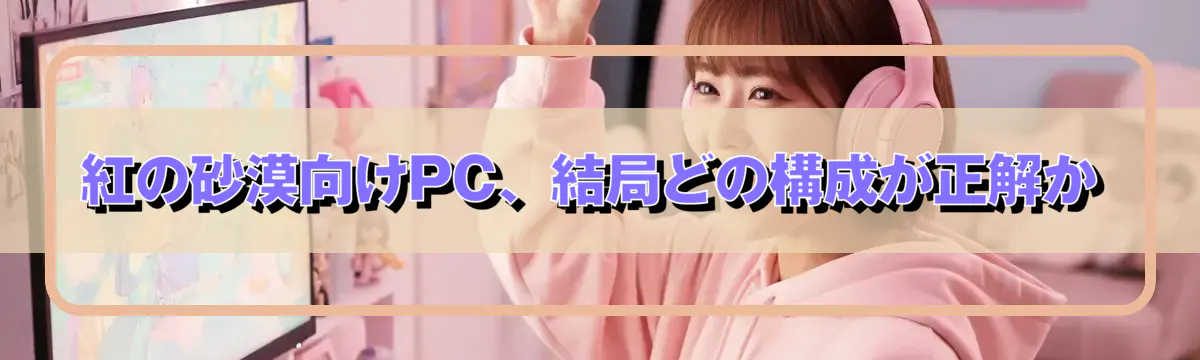 紅の砂漠向けPC、結局どの構成が正解か
