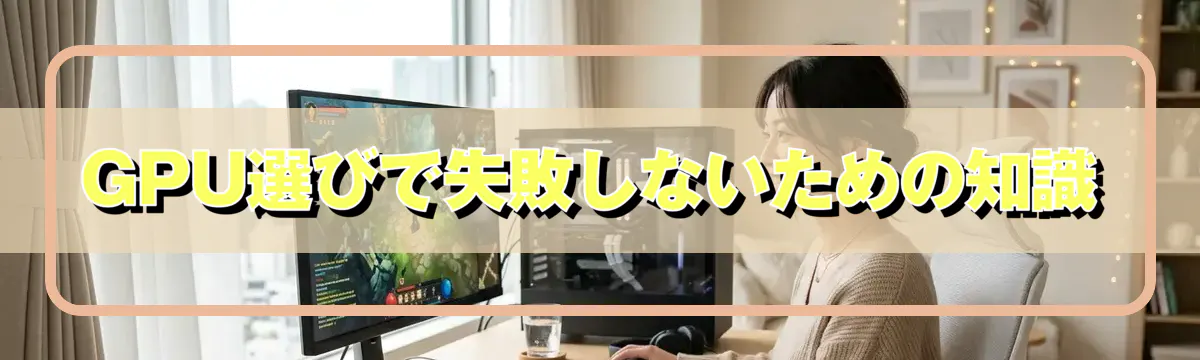 GPU選びで失敗しないための知識