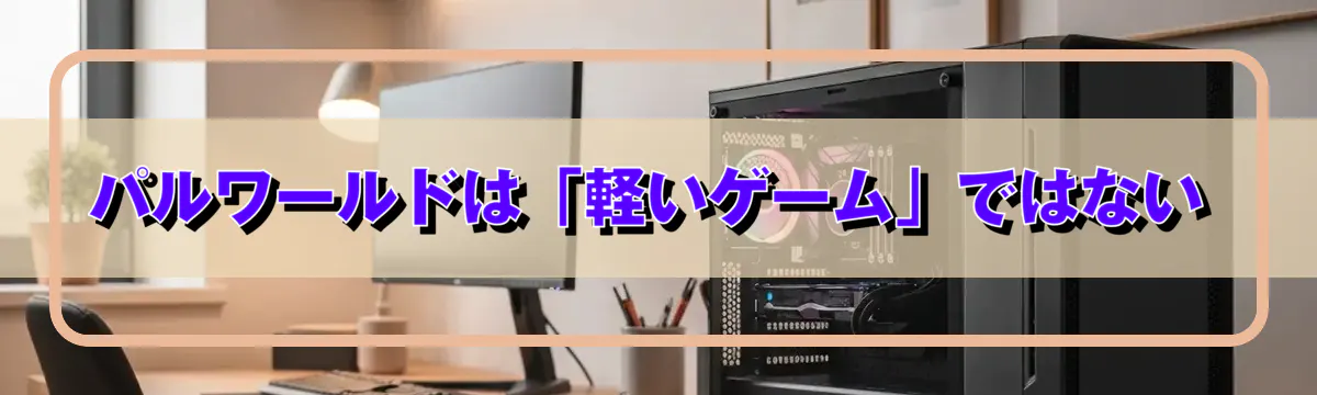 パルワールドは「軽いゲーム」ではない