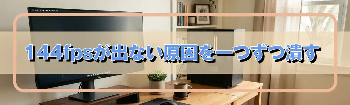 144fpsが出ない原因を一つずつ潰す