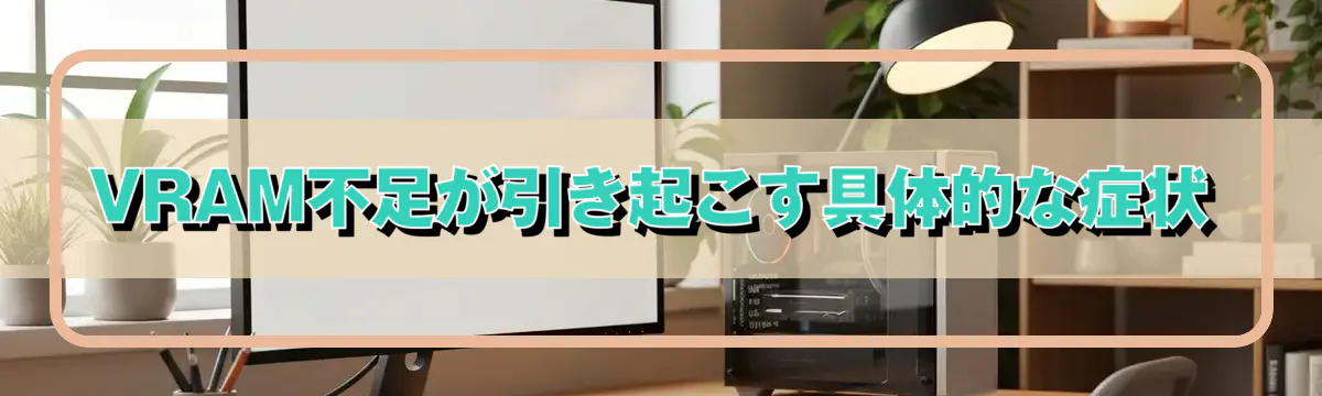 VRAM不足が引き起こす具体的な症状