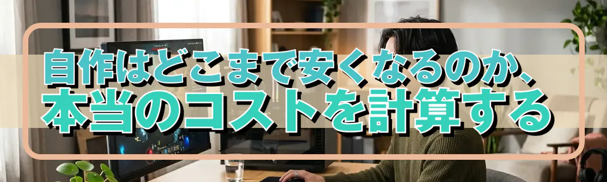 自作はどこまで安くなるのか、本当のコストを計算する
