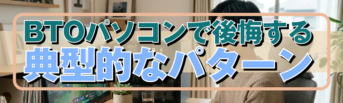 BTOパソコンで後悔する典型的なパターン