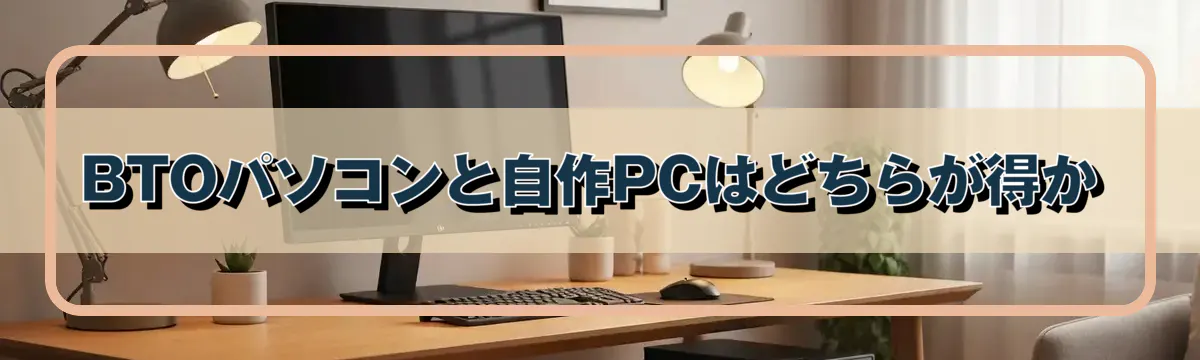 BTOパソコンと自作PCはどちらが得か